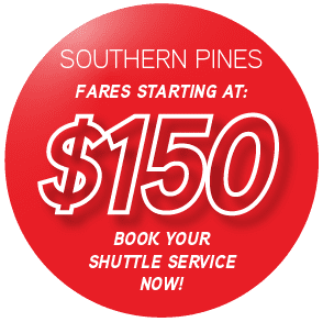 Southern Pines airport shuttle rates