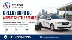 Greensboro NC airport shuttle service to RDU and GSO from My RDU Airport Shuttle