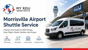 Morrisville airport shuttle service by My RDU Airport Shuttle